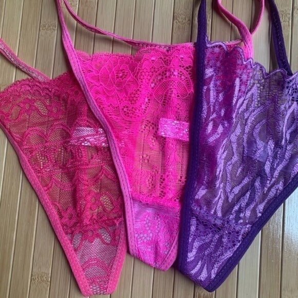 NEW Women’s 15 Pair Lace G-String Thong Set S/M - Picture 6 of 9